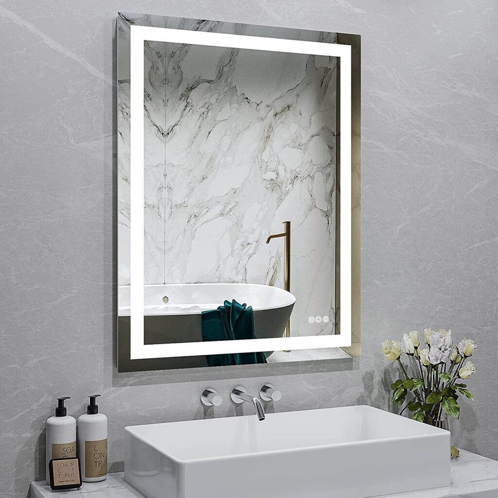 ANTEN 36" X 28" Dimmable LED Mirror for Bathroom