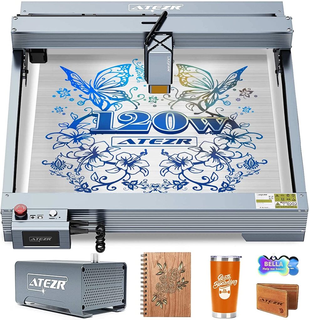 ATEZR P20 Plus Laser Engraver and Cutter with Air Assist