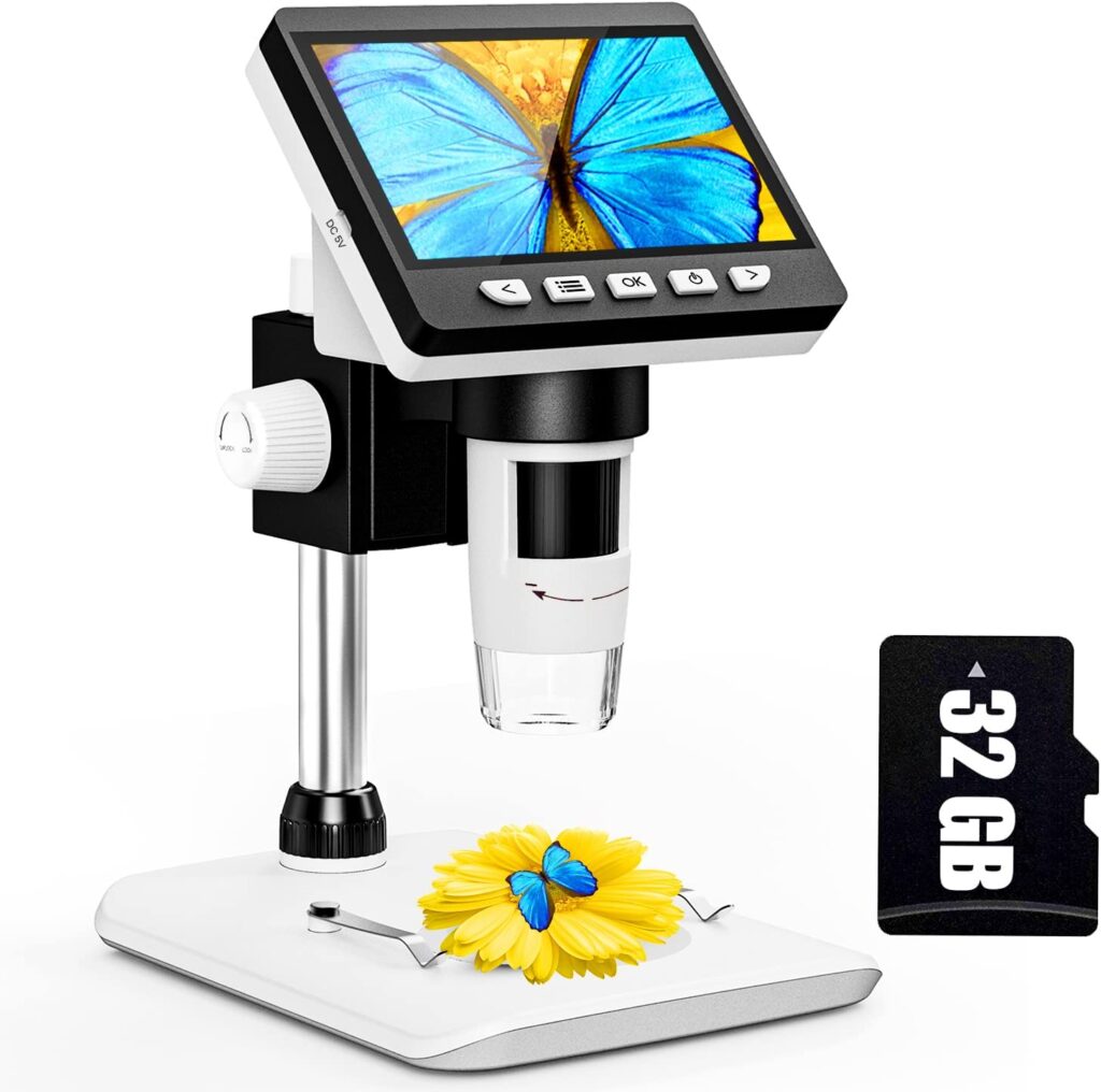 CIMELR Digital Microscope With LCD Screen