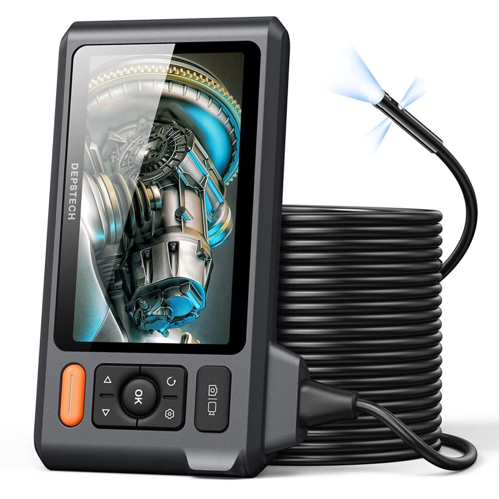 DEPSTECH Sewer Inspection Camera with 50Ft Cable