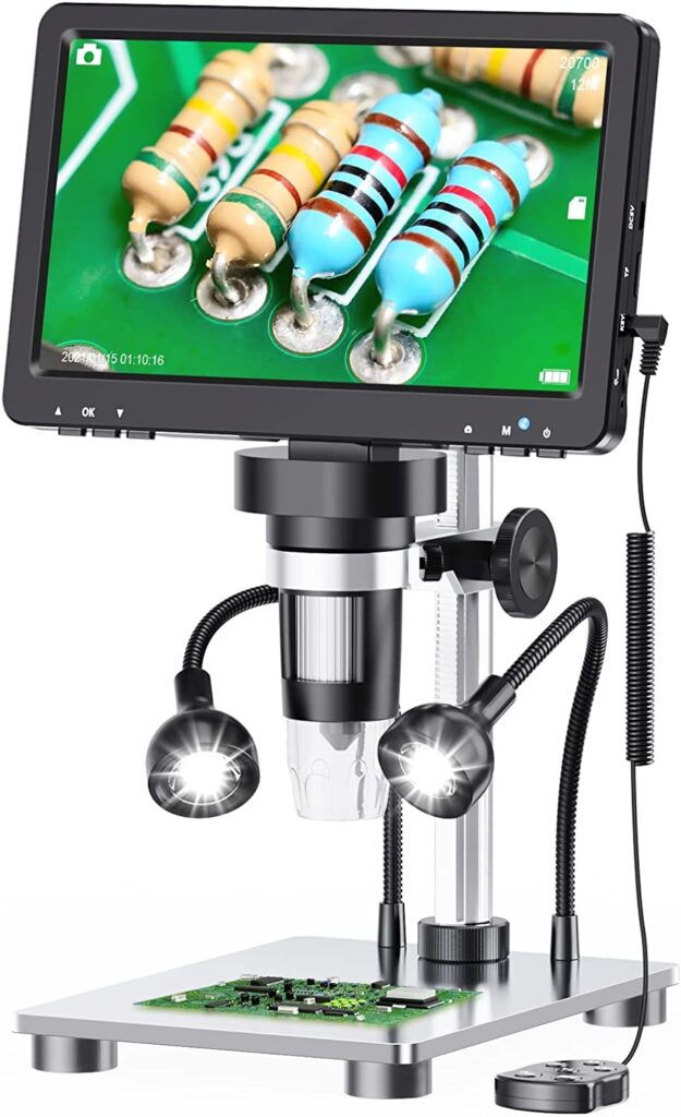 Elikliv EDM9 7'' Digital Microscope With LCD Screen