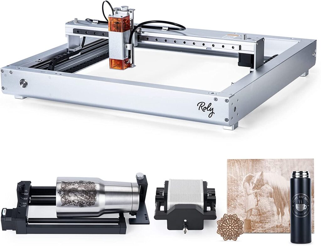 Roly 10W Laser Engraver for Wood, Metal and More