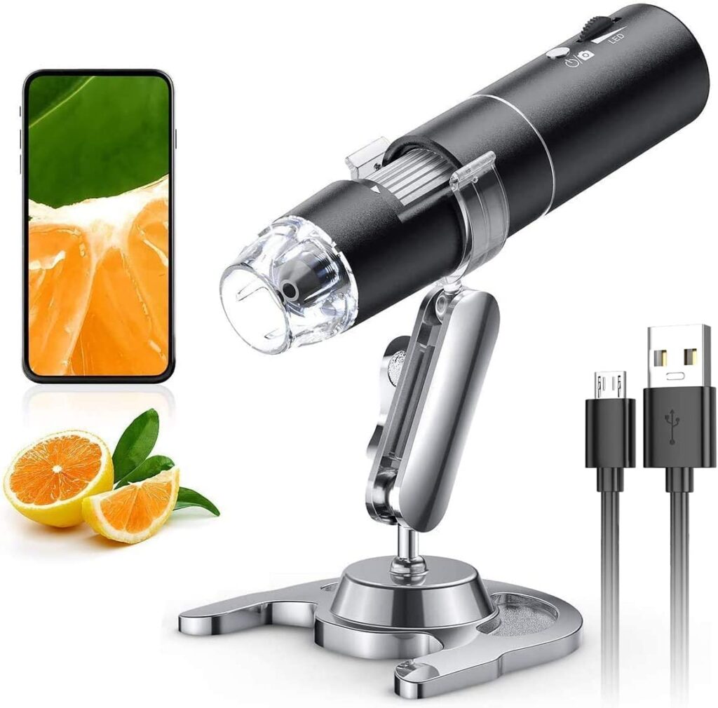 Skybasic WiFi Portable USB Microscope with Adjustable Stand