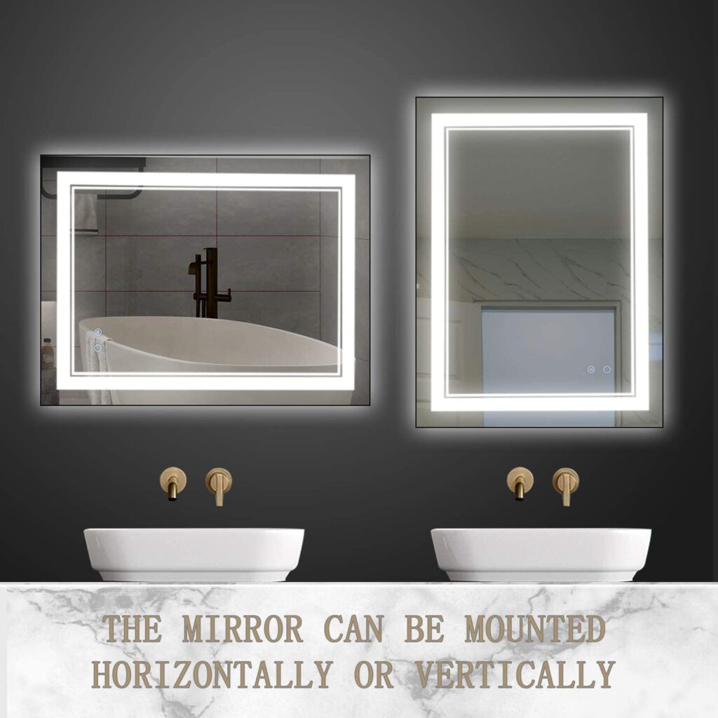 cool2day 24" x 30" Wall-Mounted LED Bathroom Mirror